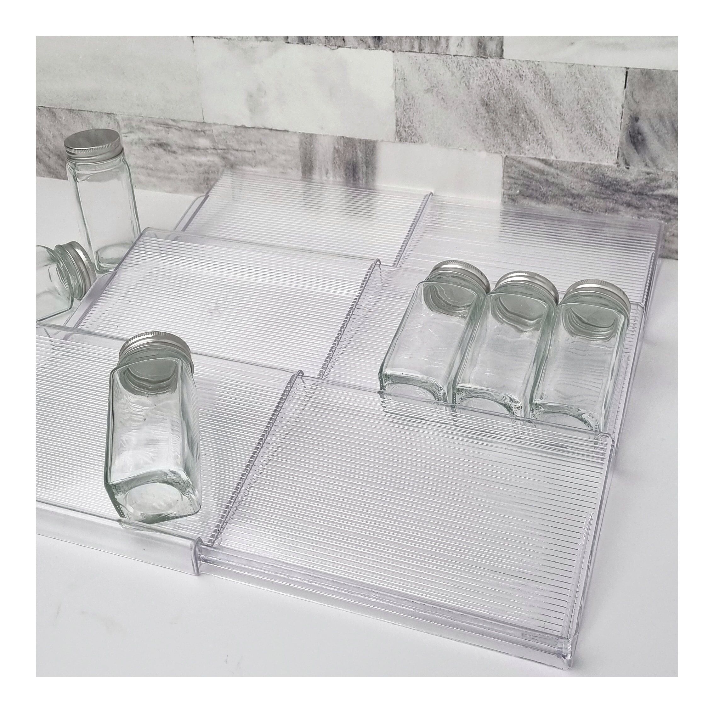 3 level extendable spice drawer insert