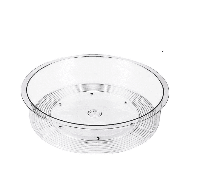 Premium Clear ' Lazy Susan' (without dividers) 25cm