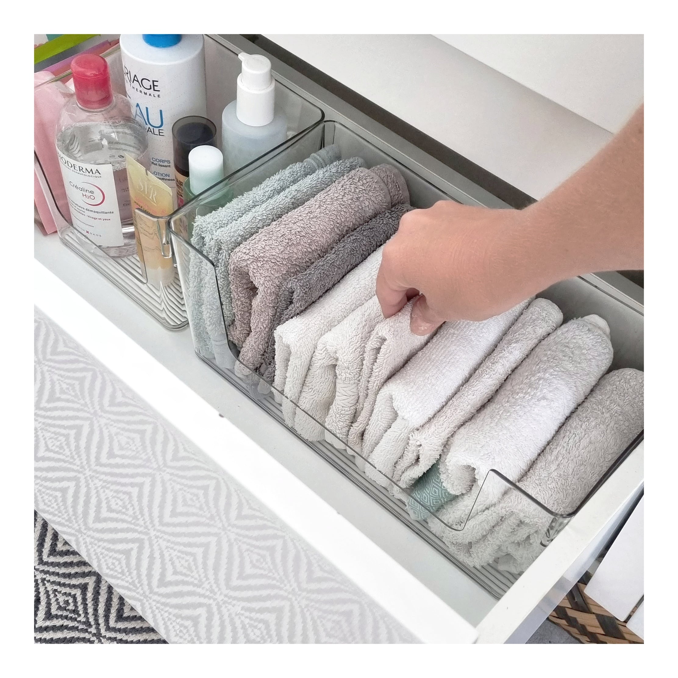 Open front storage bin (3)