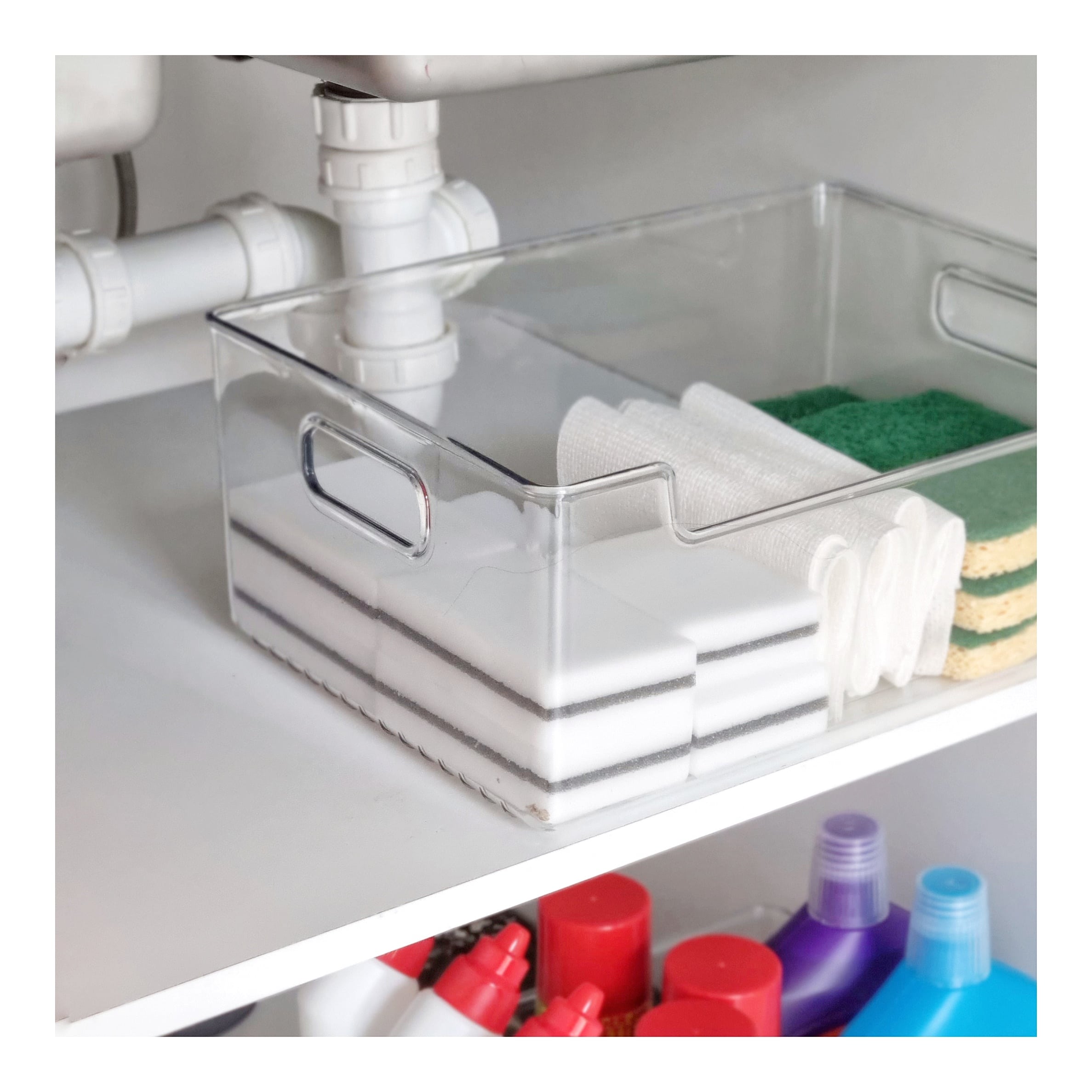 Open front storage bin (4)