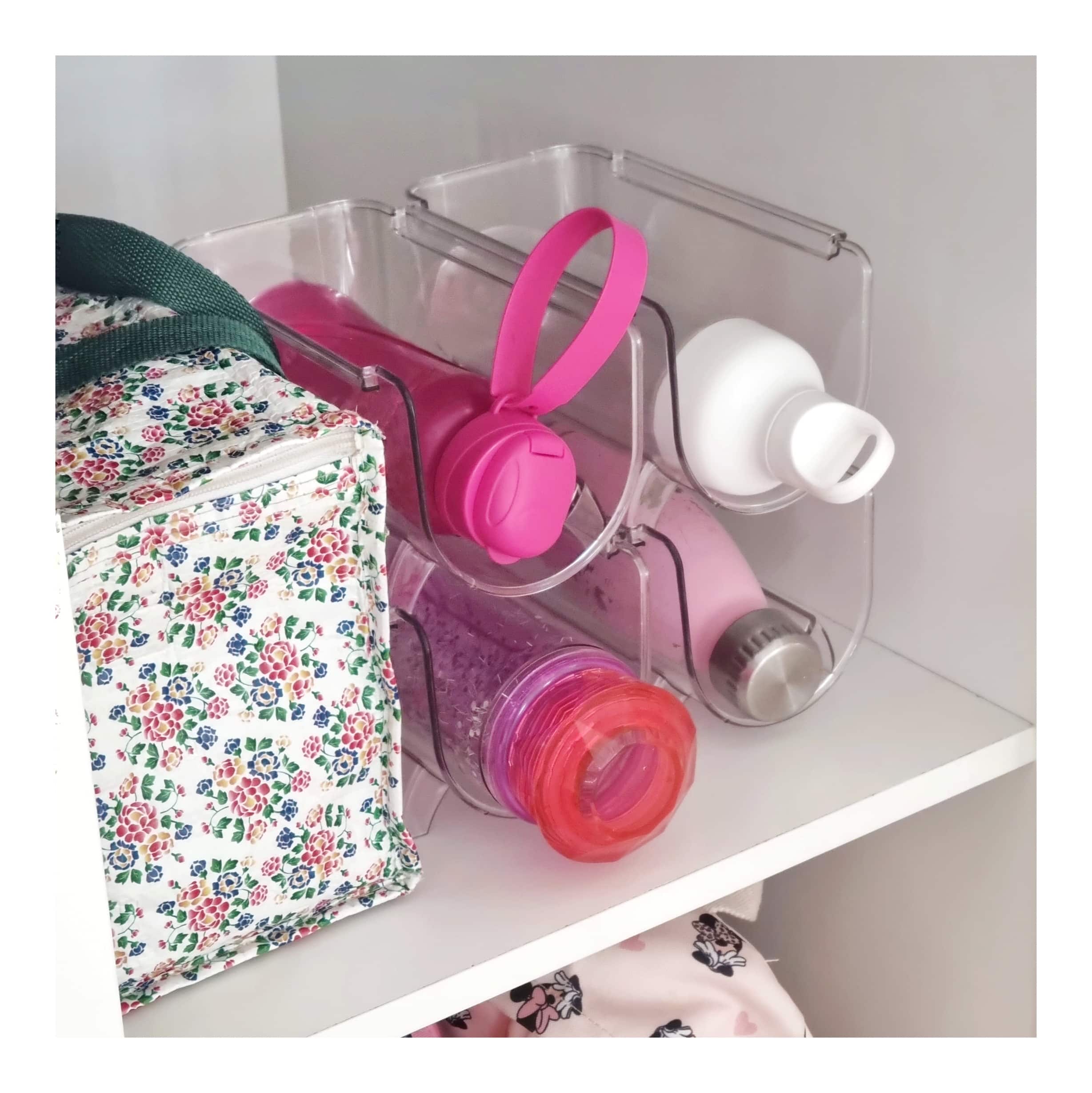 Pack of 2 Stackable bottle holder organisers (5)