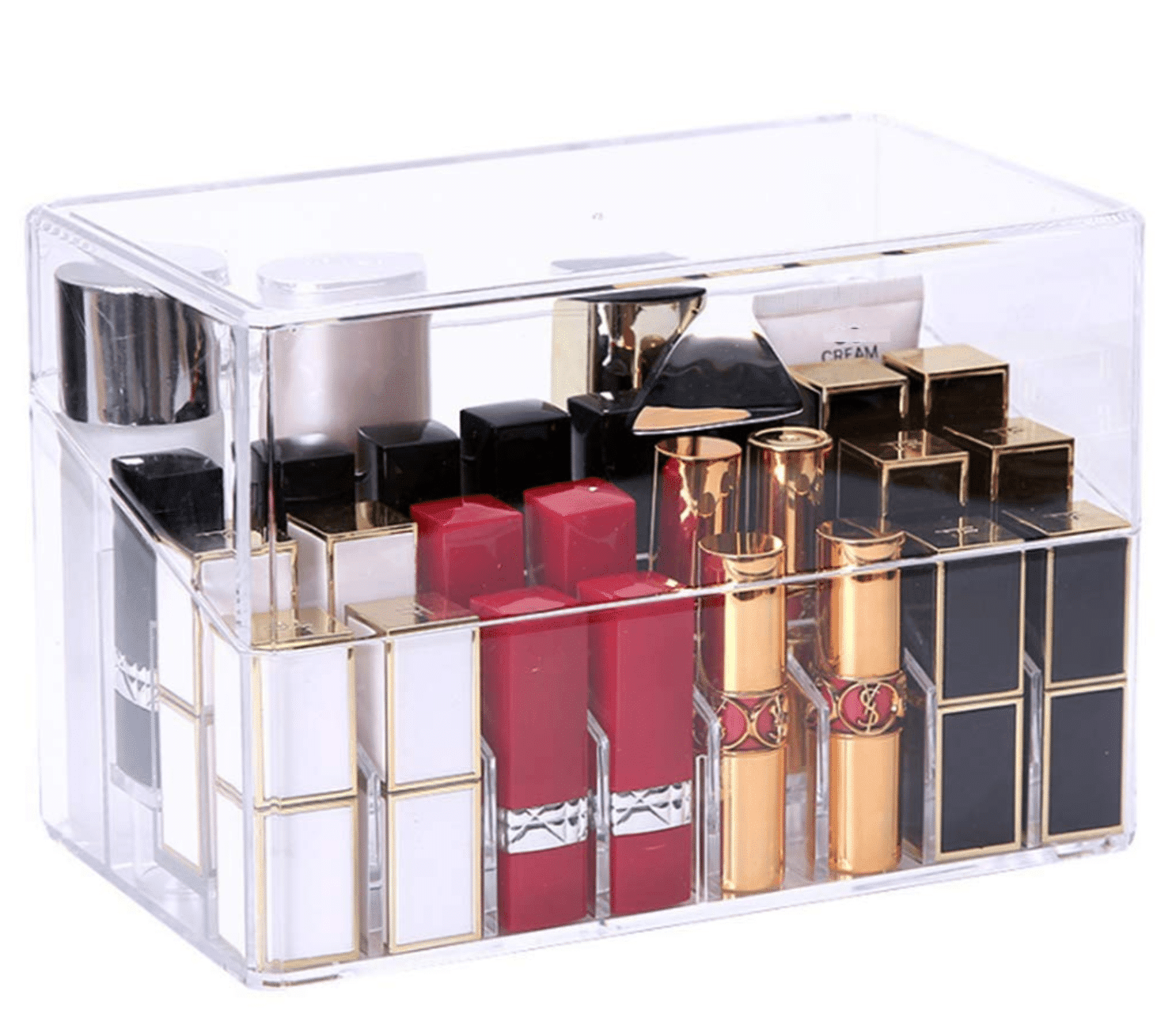 TRENDZ 18 Slot Lipstick Organizer with Lid