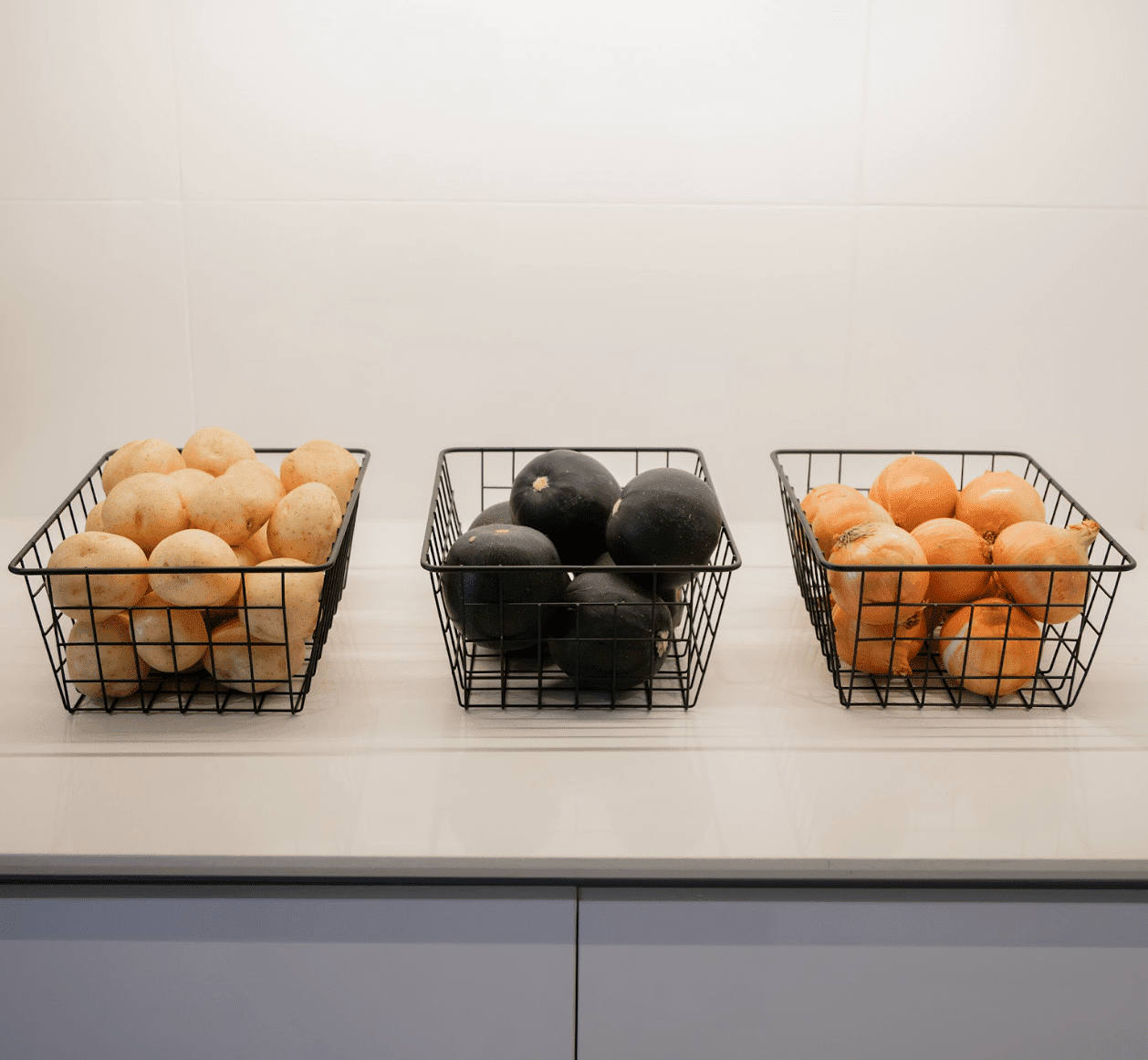 Multipurpose metal storage basket