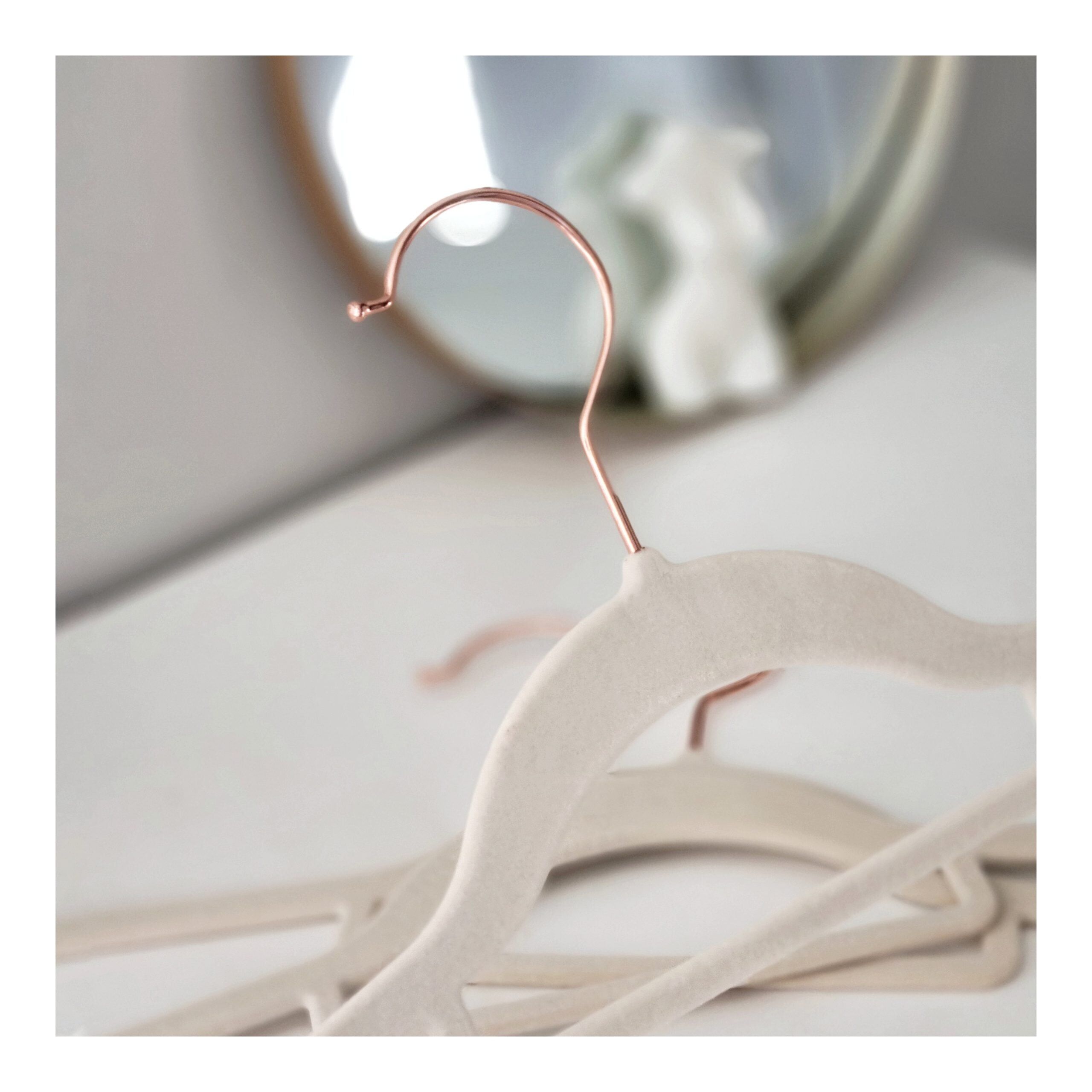 Velvet Anti-slip hangers with rose gold hooks - 20 pack (7)