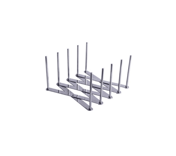 Stainless steel expandable pot lid organiser