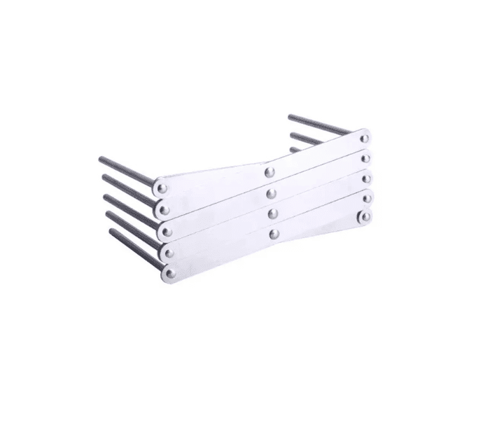 Stainless steel expandable pot lid organiser