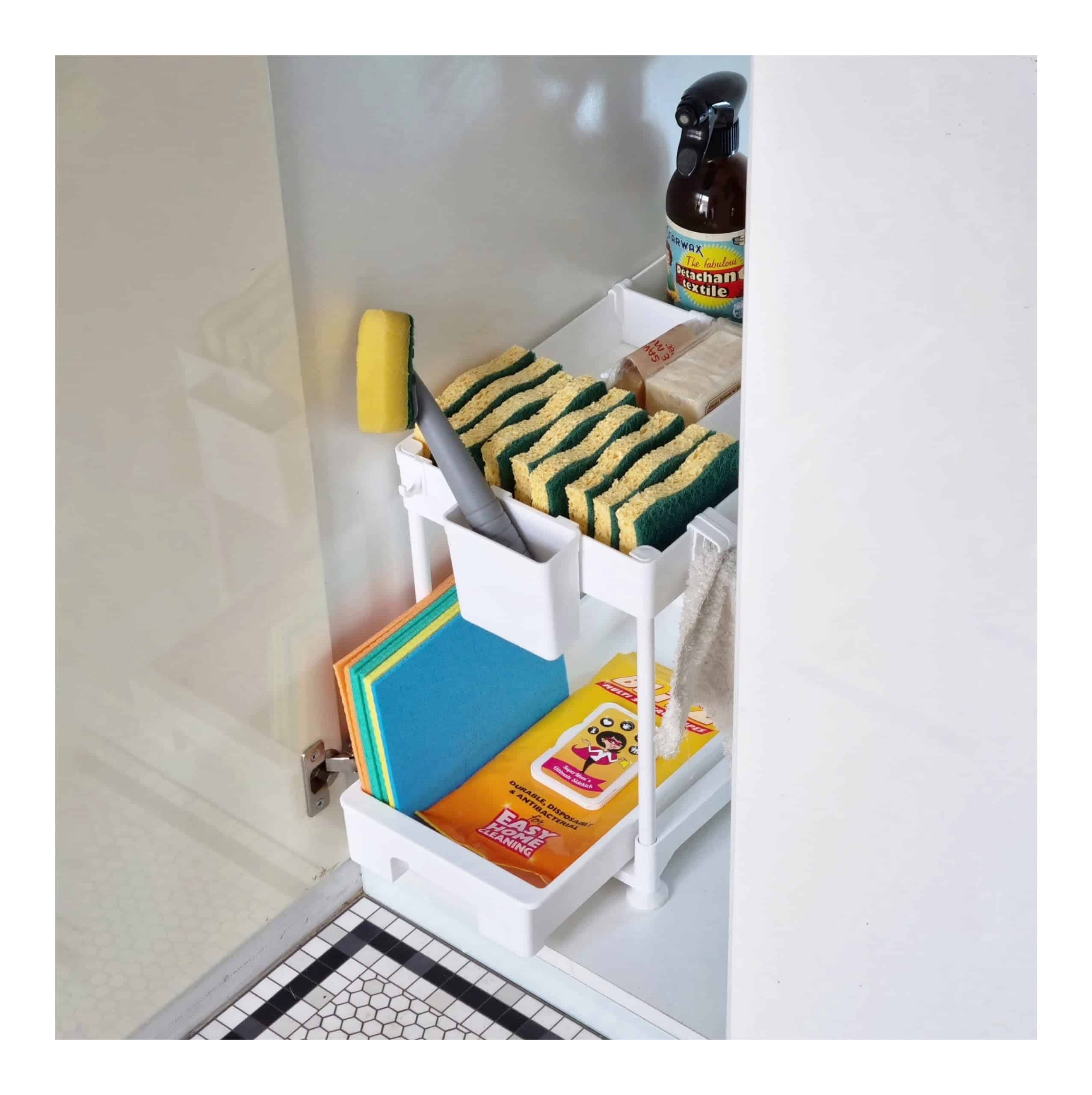 2 Tier Sliding storage organiser (2)