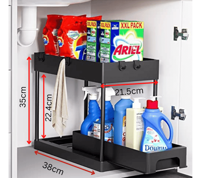 2 Tier Sliding storage organiser