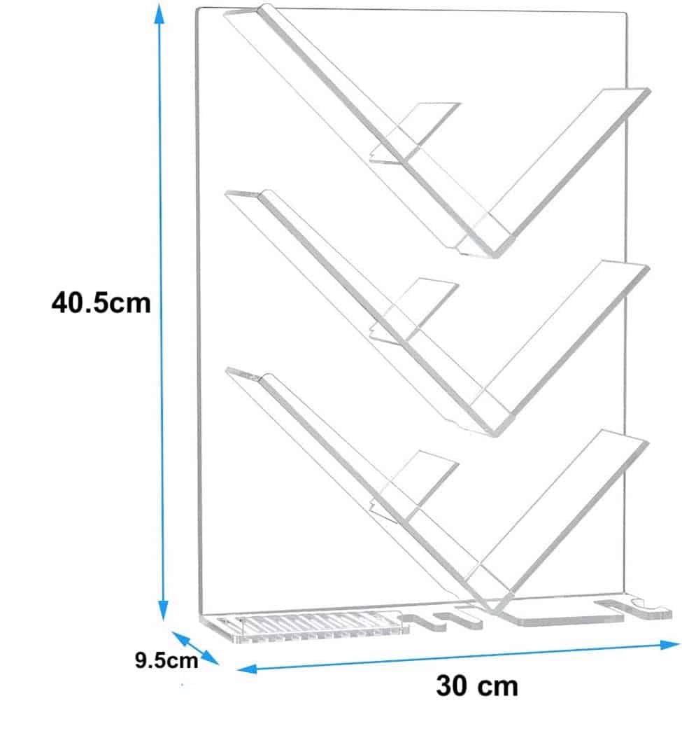_Luxury Acrylic Shower Caddy ( Wall mounted) (4)