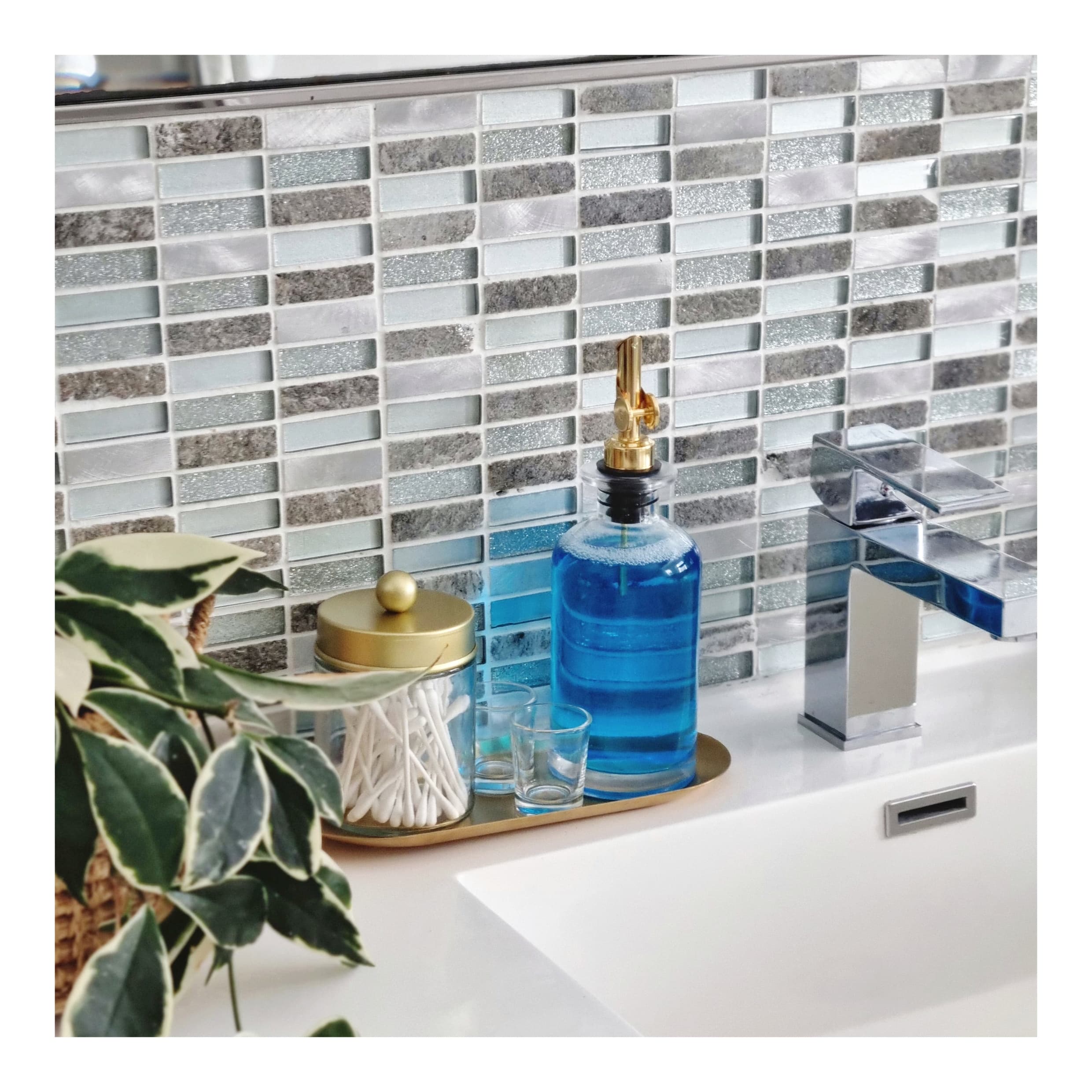 Mouthwash dispenser & bathroom set (3)