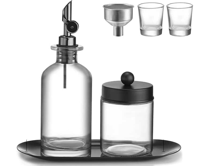 Mouthwash dispenser & bathroom set (4)