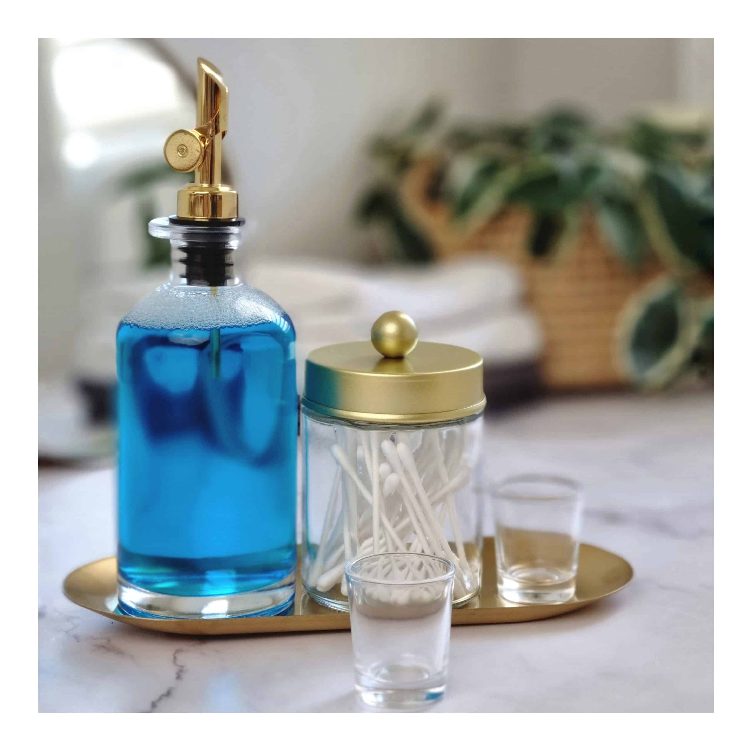 Mouthwash dispenser & bathroom set (5)