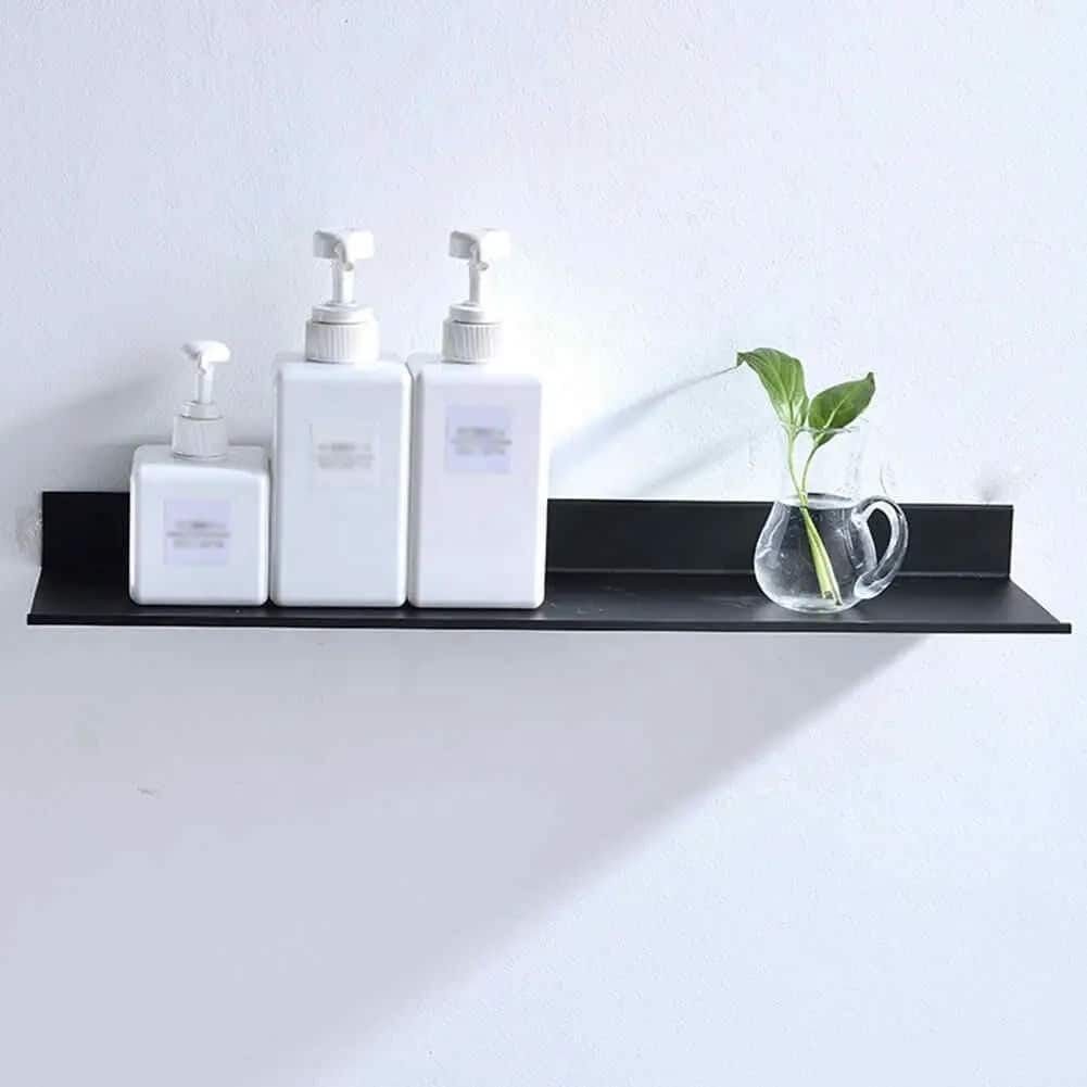 Black Steel floating shelf (single unit)
