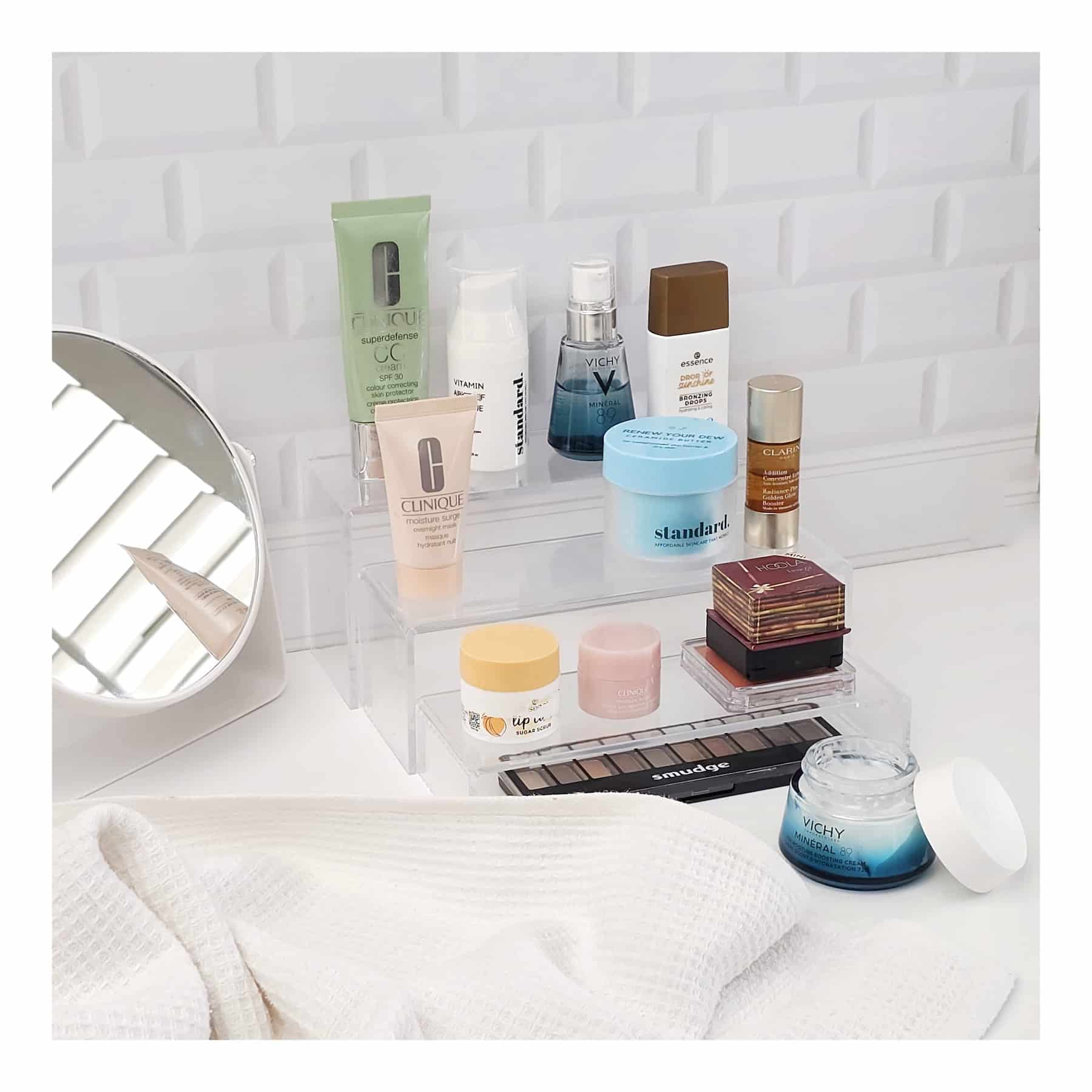 Set of 3 shelf risers