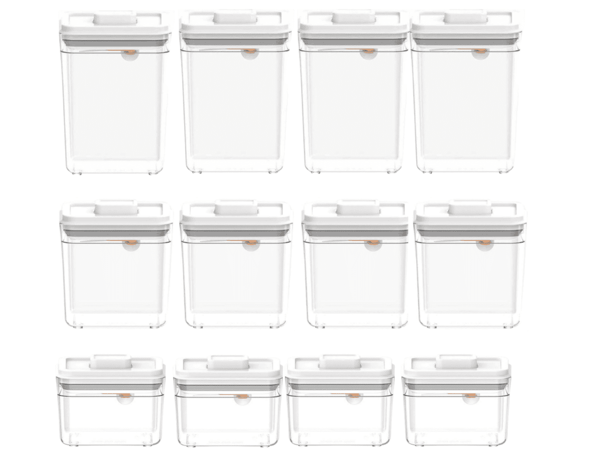 12-Piece Airtight Pop Seal Food Storage Container Set